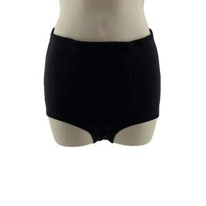 Cupid Light Control Brief Style 2106 Black Womens Panty Size Xlarge